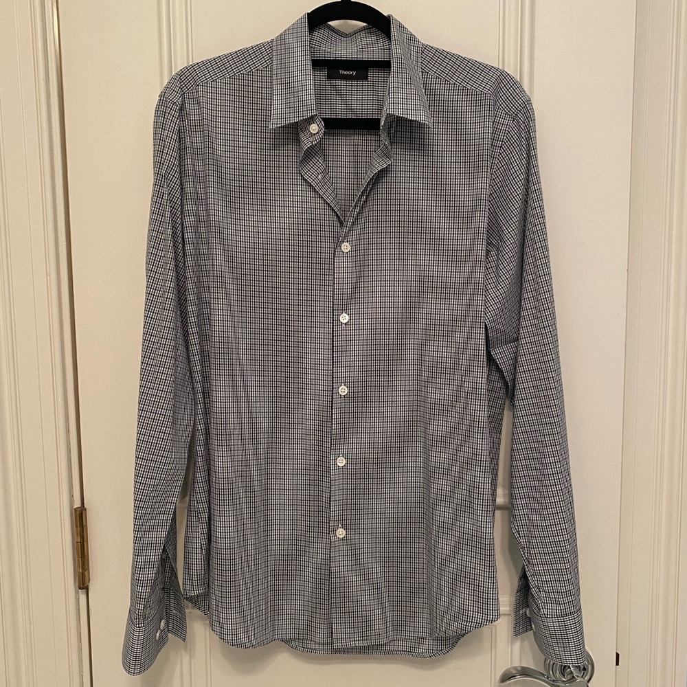 Theory Men’s Long Sleeve Button Down - image 1